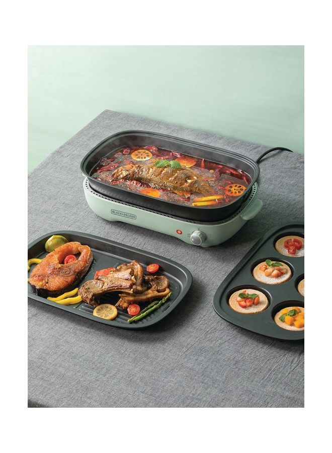 Multifunction Grill 1400.0 W GMF1400-B5 Green/Black