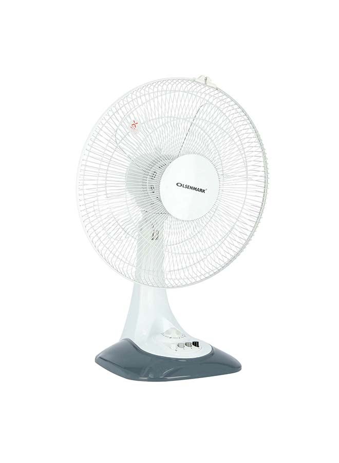 Table Fan With 3-Speed 60W OMF1699 White