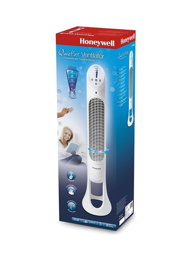 QuietSet Tower Fan with Remote Control HYF260E White