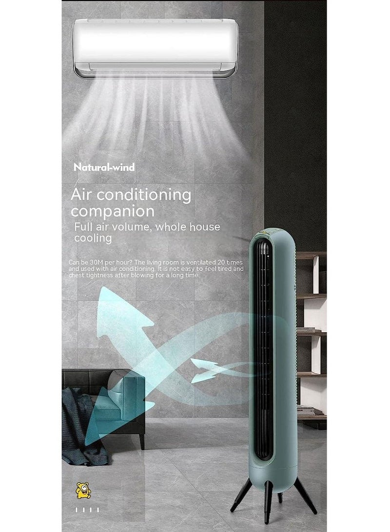 COOLBABY Tower Fan Electric Fan Multifunctional Bladeless Fan Tcxx New Harbour Green Floor Fan