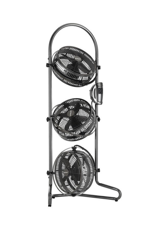 Pedestal Fan With Remote Control 90.0 W TF-218BL Black