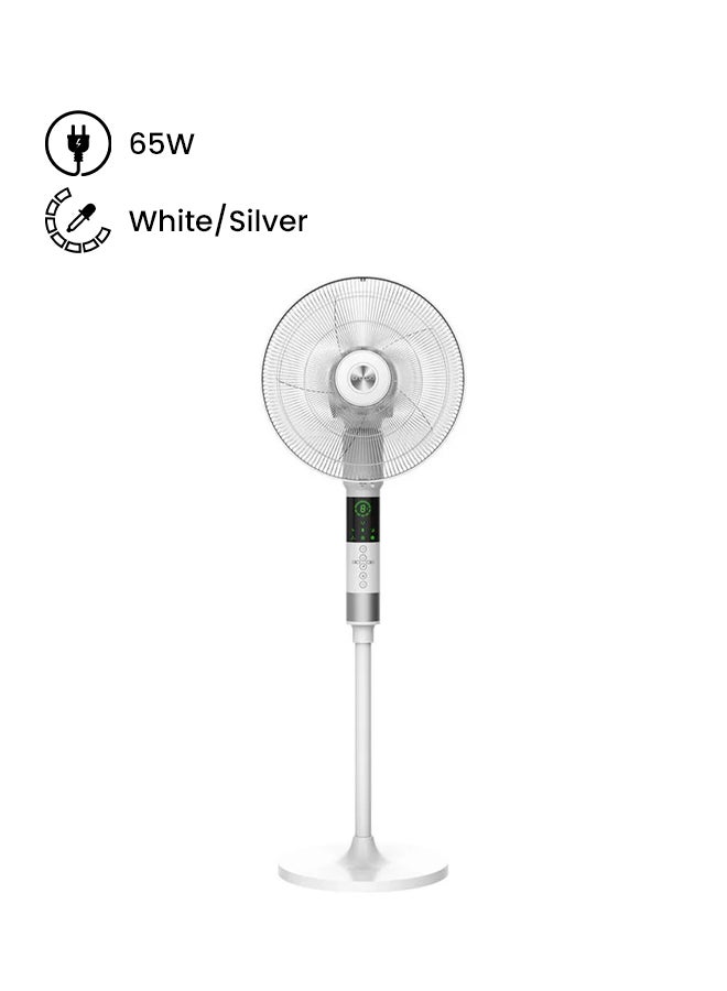 Multi-Angle Pedestal Fan 65.0 W SF-255 White/Silver