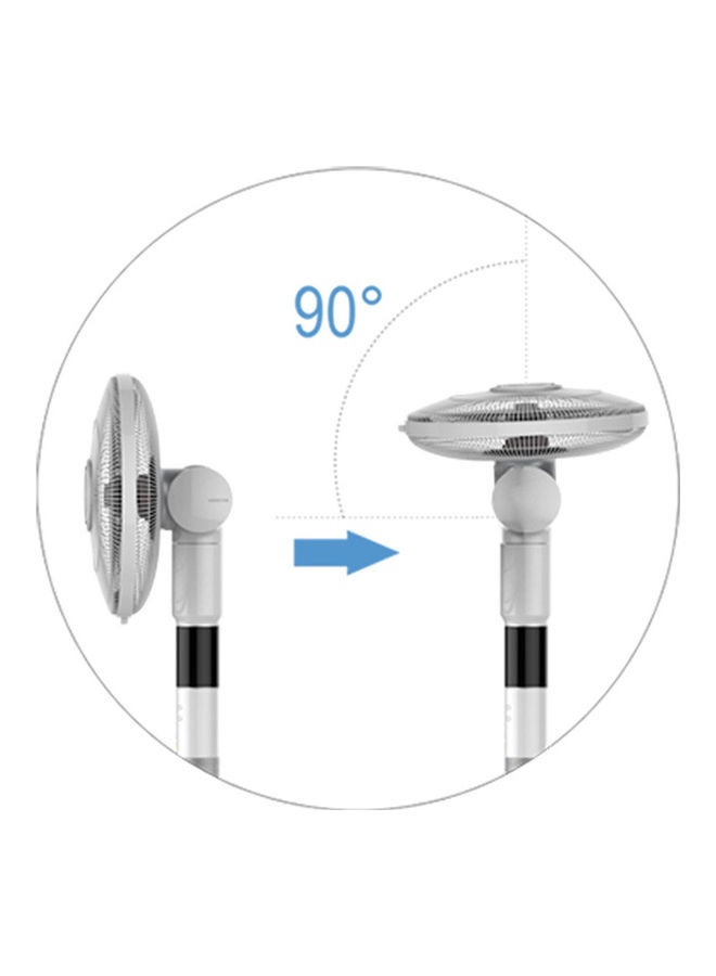 Multi-Angle Pedestal Fan 65.0 W SF-255 White/Silver