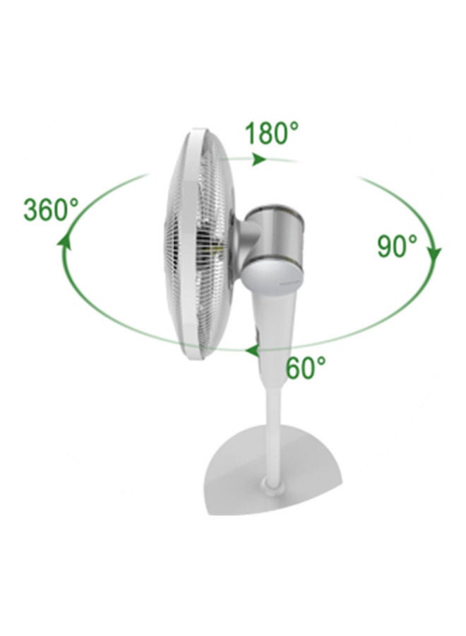 Multi-Angle Pedestal Fan 65.0 W SF-255 White/Silver