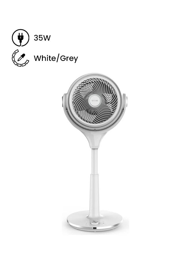 3 Blades Pedestal Fan 35.0 W CF-254 White/Grey