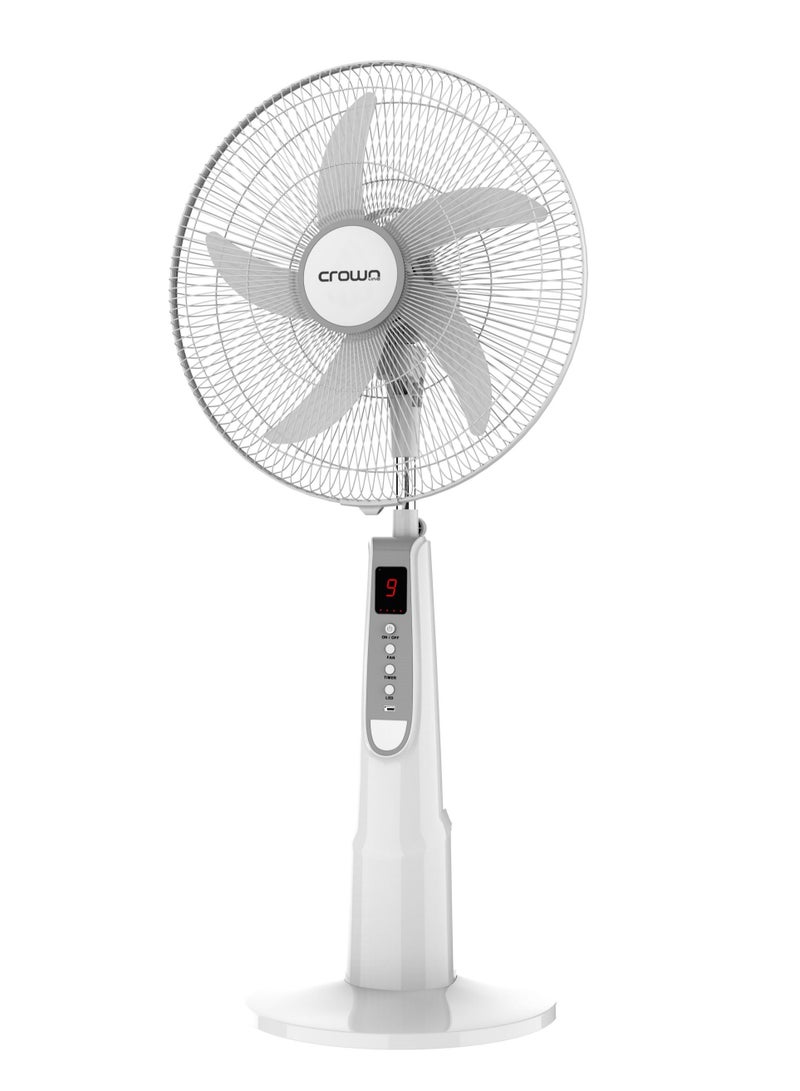 18 Inch Rechargeable Fan 32.0 W RF-241 White