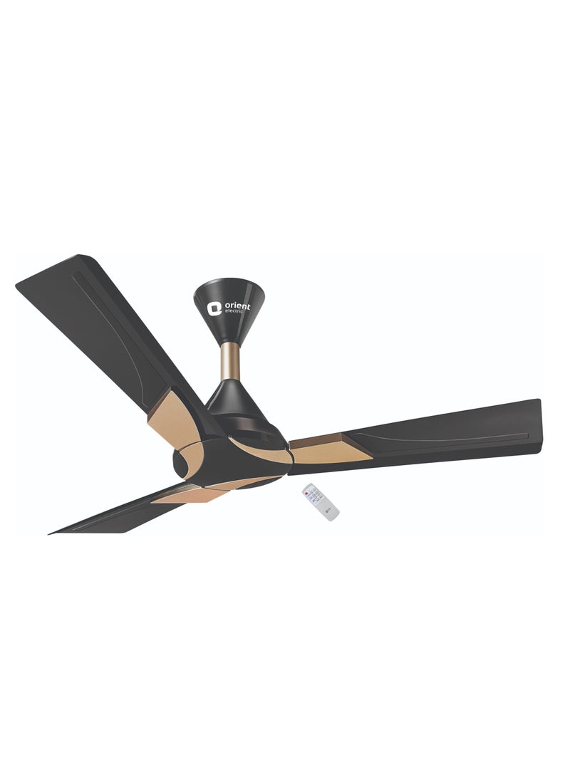 Orient Electric Wendy 56 inch Metallic Black Gold Ceiling Fan