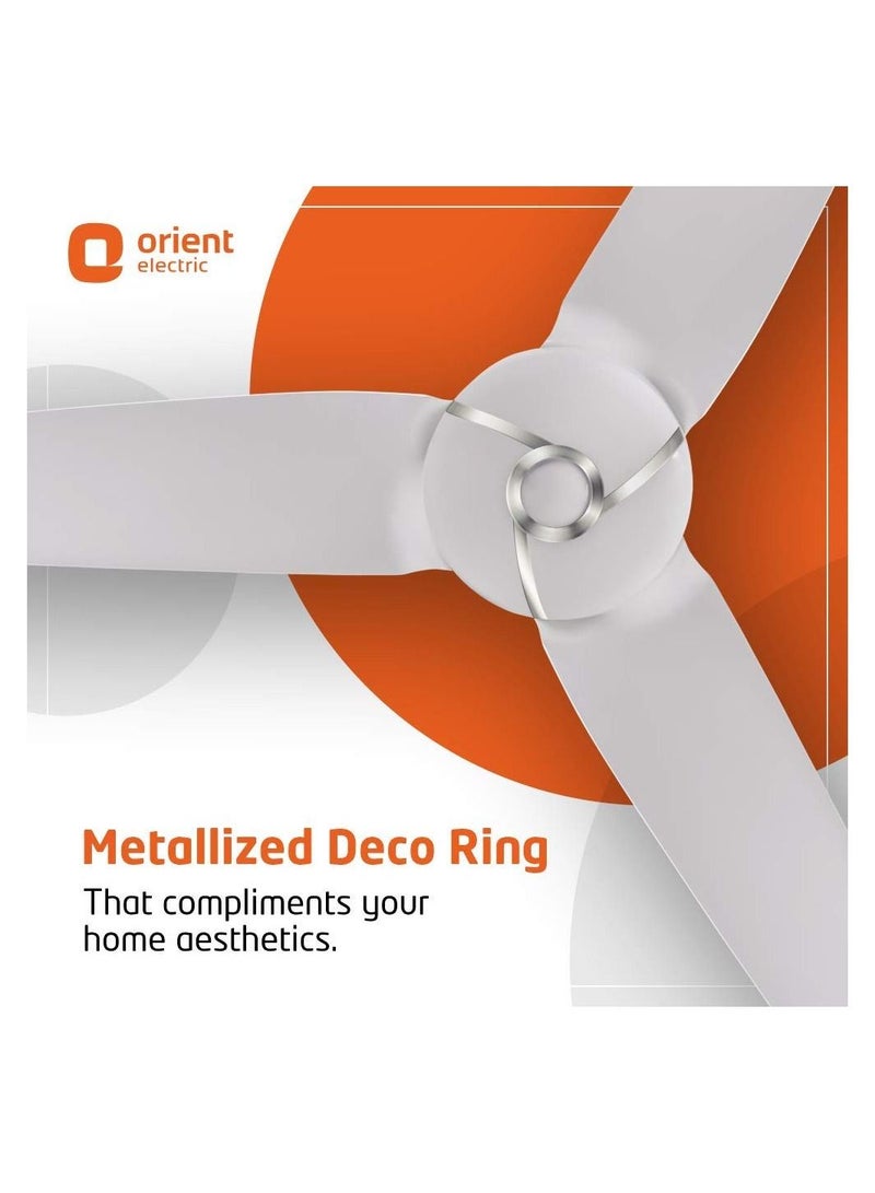 Orient Electric Aerocool 54 inch White Ceiling Fan