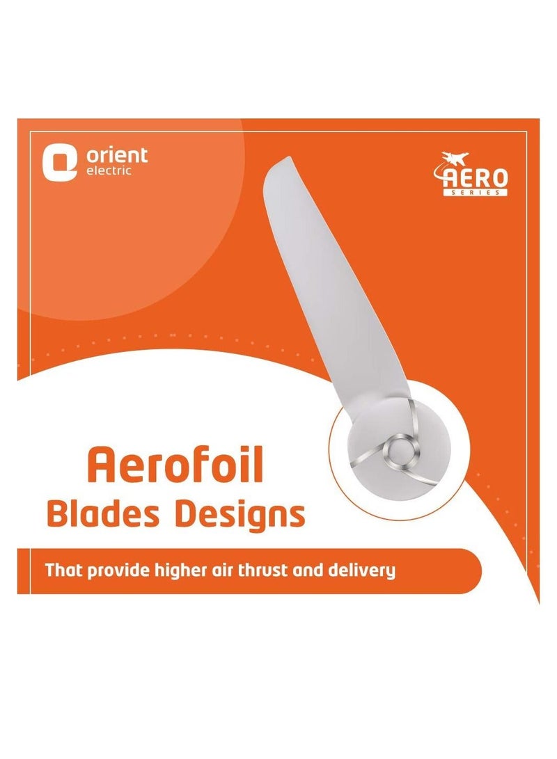 Orient Electric Aerocool 54 inch White Ceiling Fan