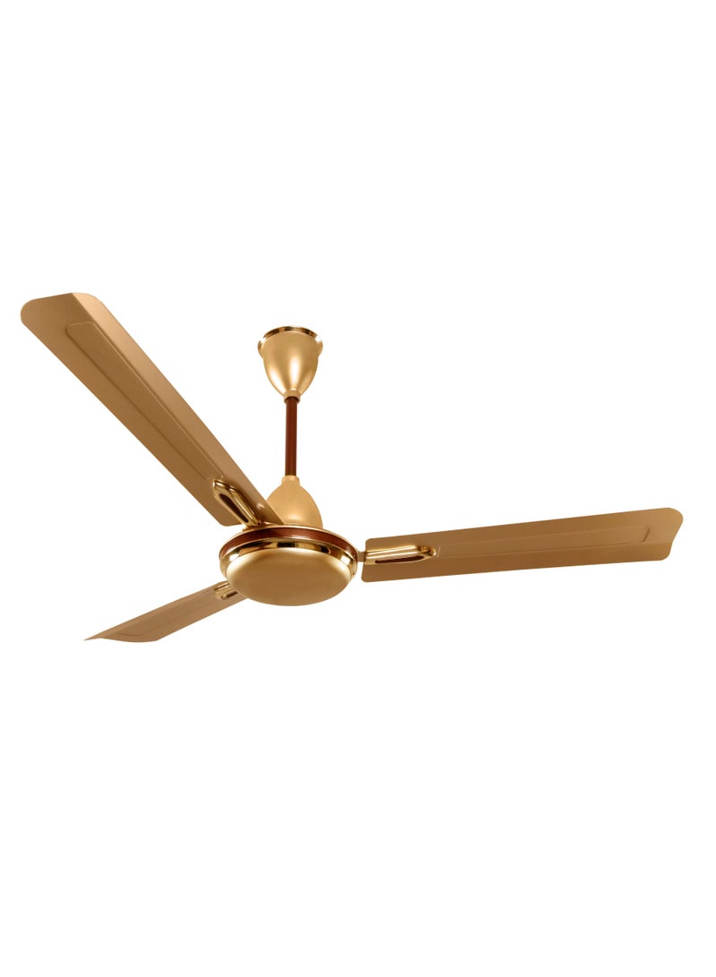 Orient Electric Quasar Ornamental 56 inch Golden Chocolate Ceiling Fan