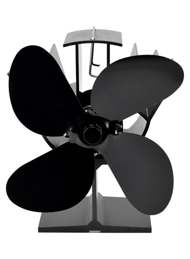 4-Blade Heat Powered Stove Fan 200.0 W H35590-LM Black