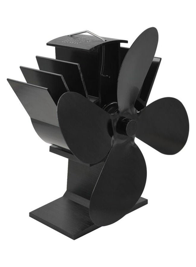 4-Blade Heat Powered Stove Fan 200.0 W H35590-LM Black