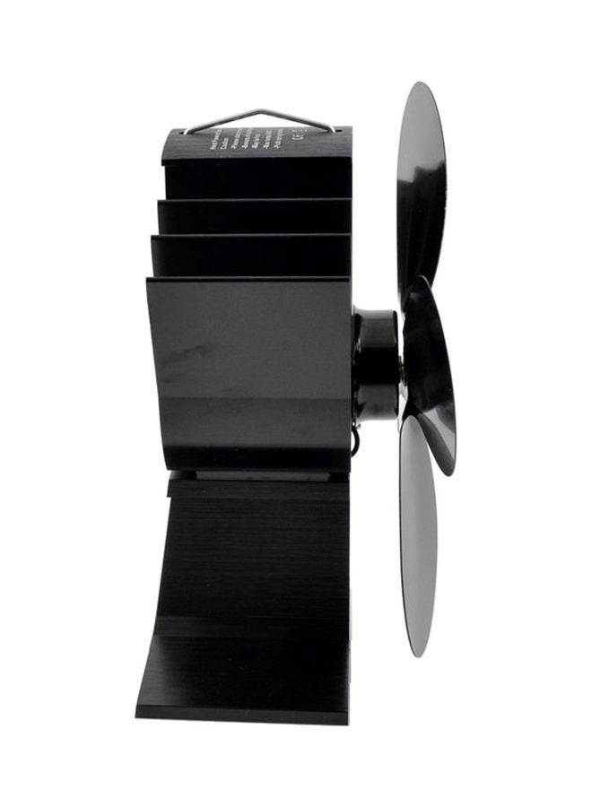 4-Blade Thermodynamic Fireplace Fans 10.0 W H35590-LM Black