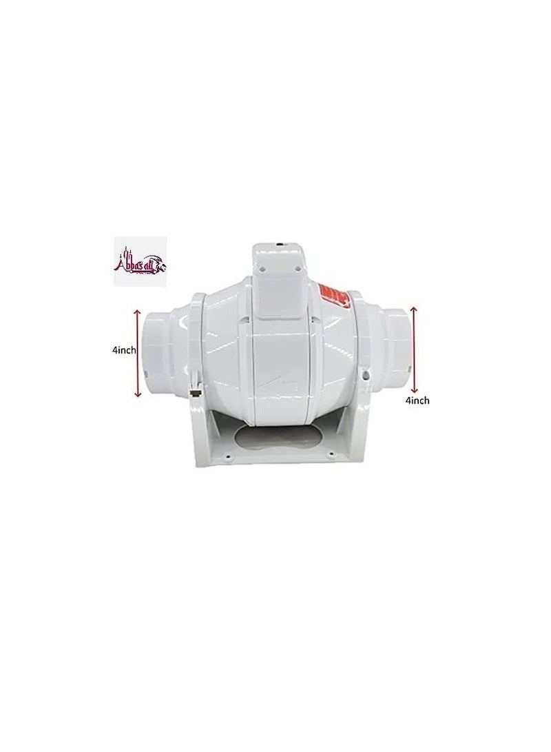 Circular Inline Exhaust Fan Low Noise Duct Fan for Bathroom Kitchen Ventilation