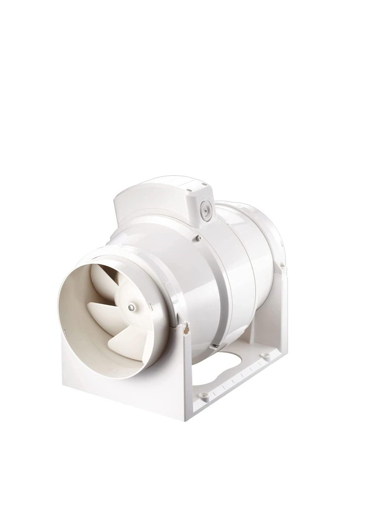 Circular Inline Exhaust Fan Low Noise Duct Fan for Bathroom Kitchen Ventilation