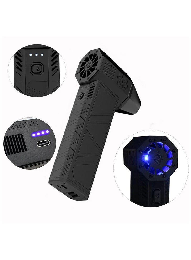 X3 Super Power Violent Blower Compressed Air Duster Mini Turbo Jet Fan Handheld Brushless Motor With 3Modes And 130000 RPM Wind Speed