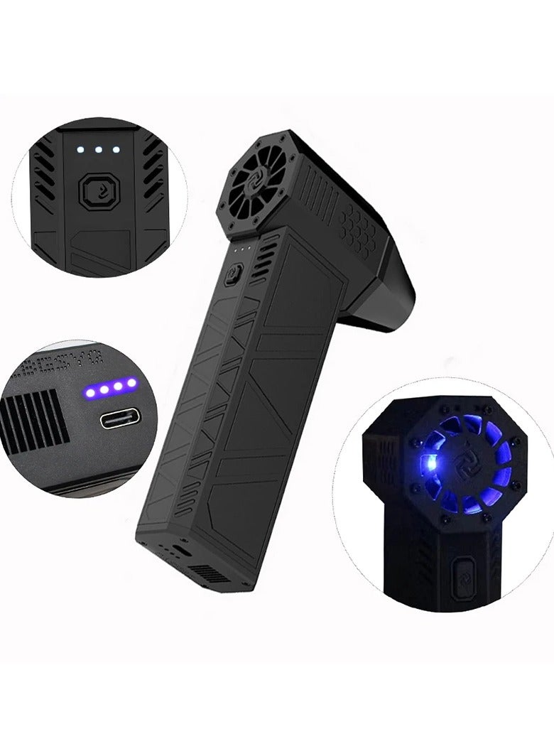Super Power Violent Blower Compressed Air Duster Mini Turbo Jet Fan Handheld Brushless Motor With 3Modes And 130000 RPM Wind Speed