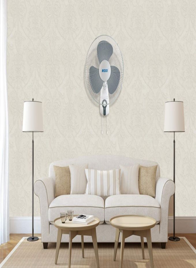 3 Speed Wall Fan 45w White 2 Set
