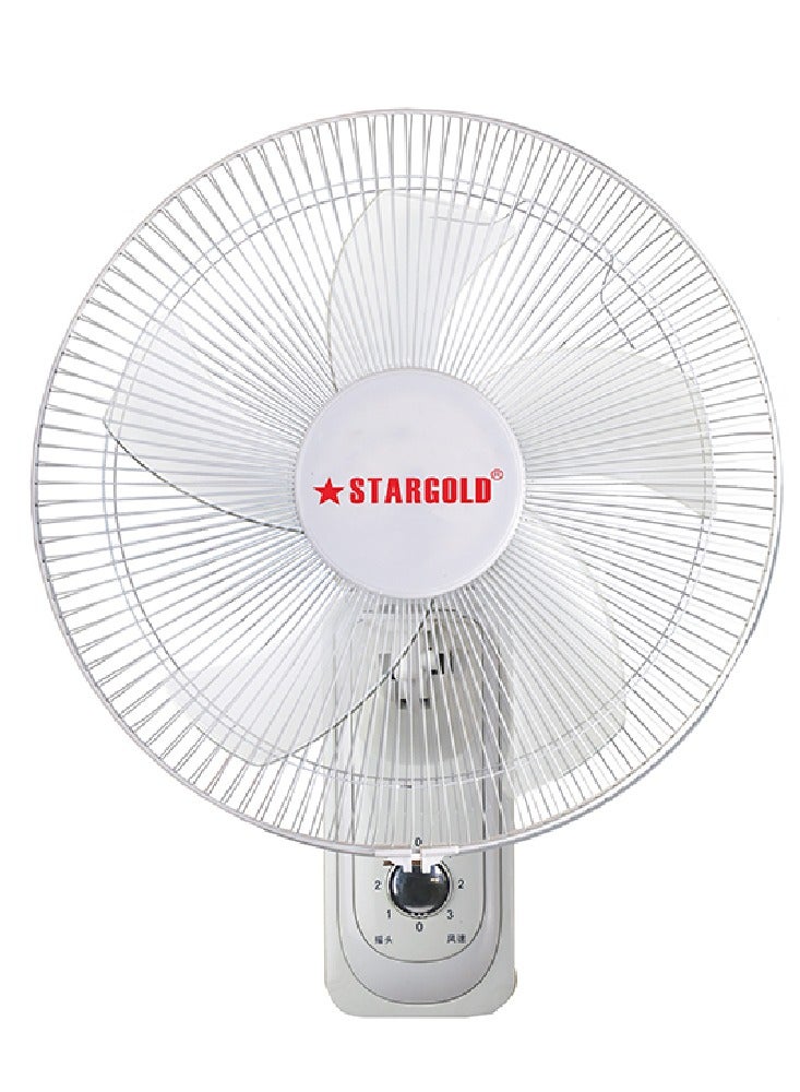 16 Inch Wall Mounted Electric Fan 70W Quiet Operation Speed Controller Ideal for Office Bedroom Living Room