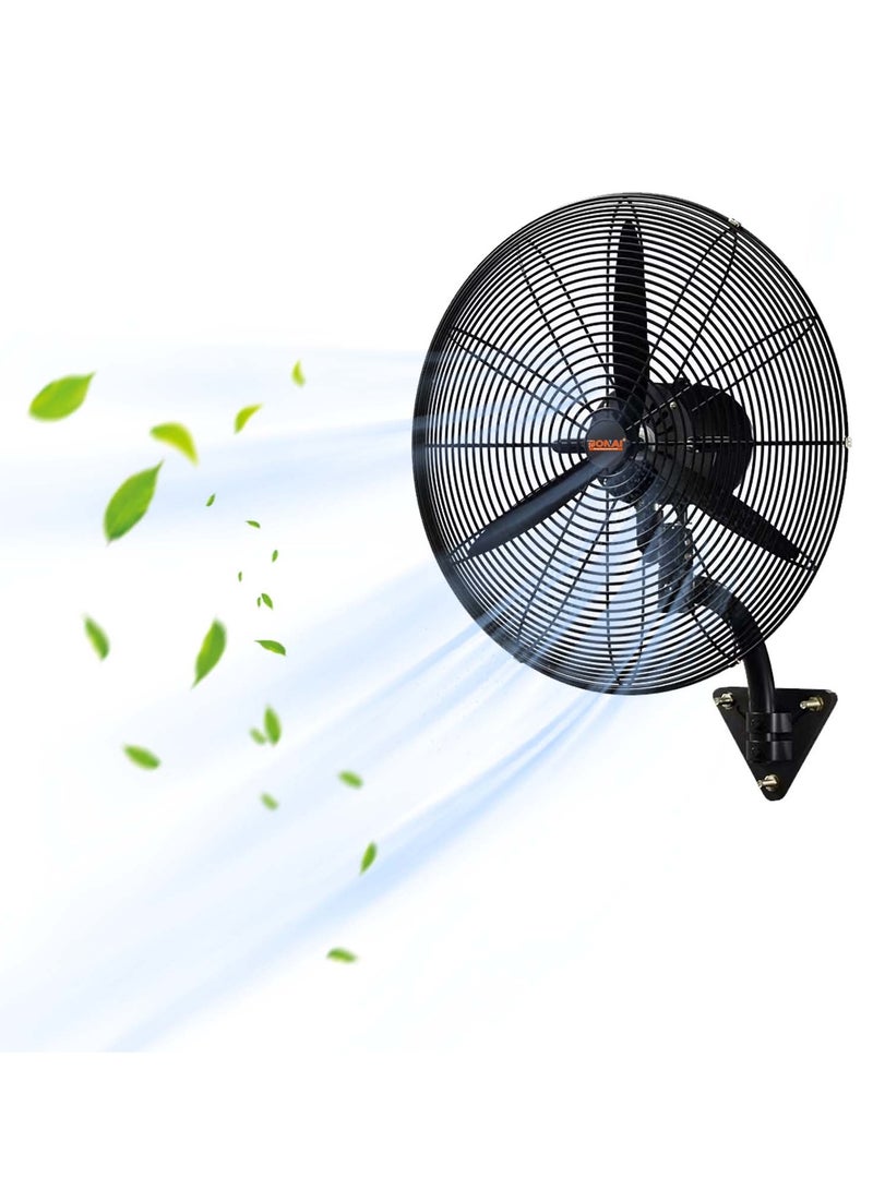 26 inch Wall Fan with 230W, Metal body,145m/min airflow,220-240V Perfect for Bedrooms,Homes , Workspaces,factories, garages, warehouses and more -HK-ST-65