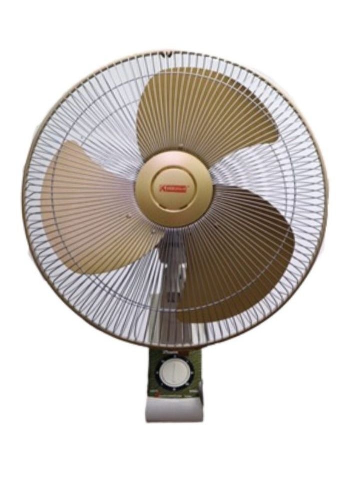 Khaleegia 16-inch PVC Wall-Mounted Fan with Adjustable Speed and Tilting Mechanism