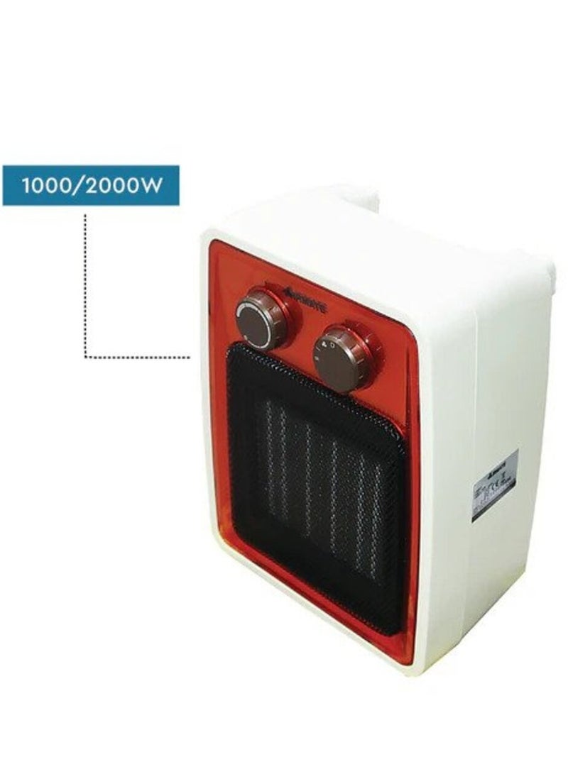 Airmate Portable Ceramic Heater 2 Heat Settings HP102007