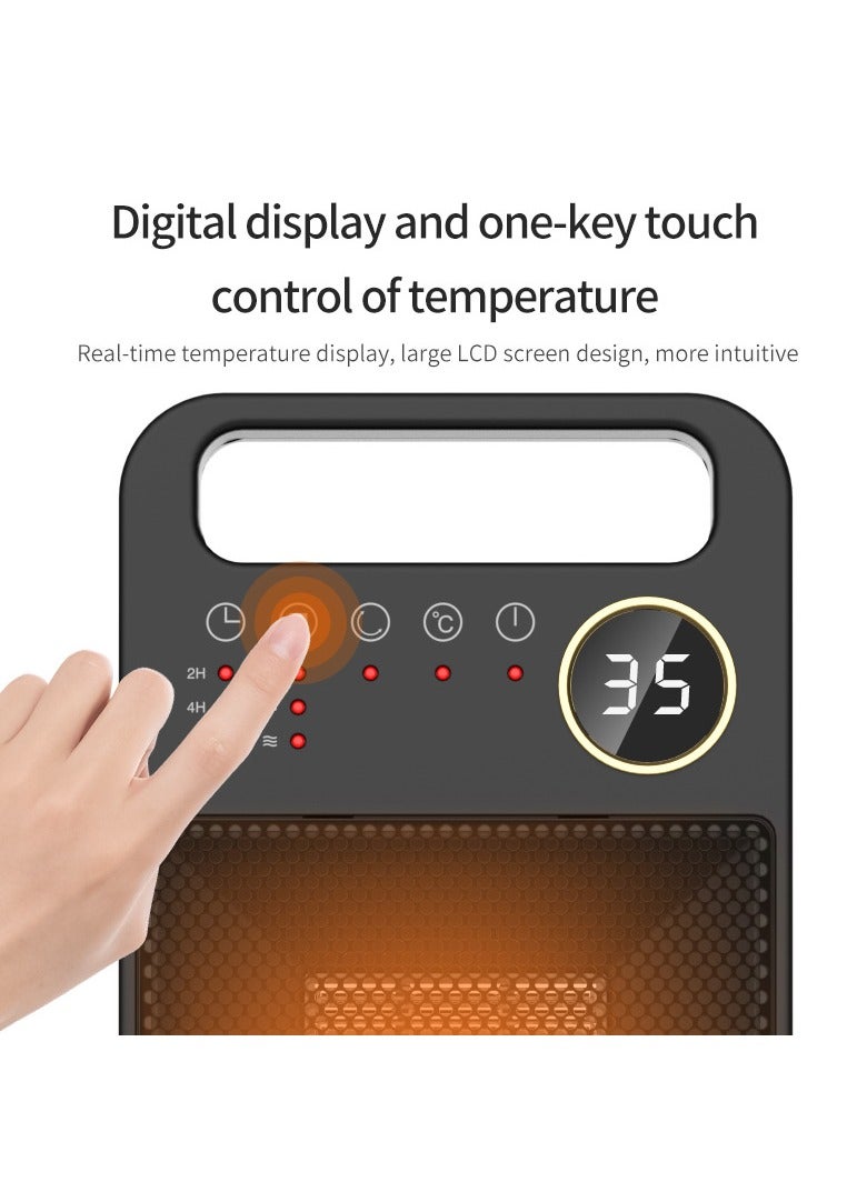 New remote control electric touch screen heater