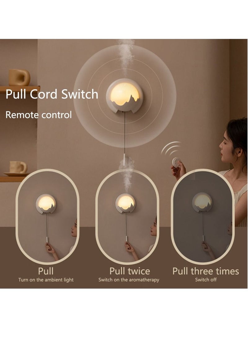 Diffuser Remote Control Humidifier Spray Incense Machine Home Room Night Light Diffuser Rechargeable Silent Wall Mounted Incense Diffuser