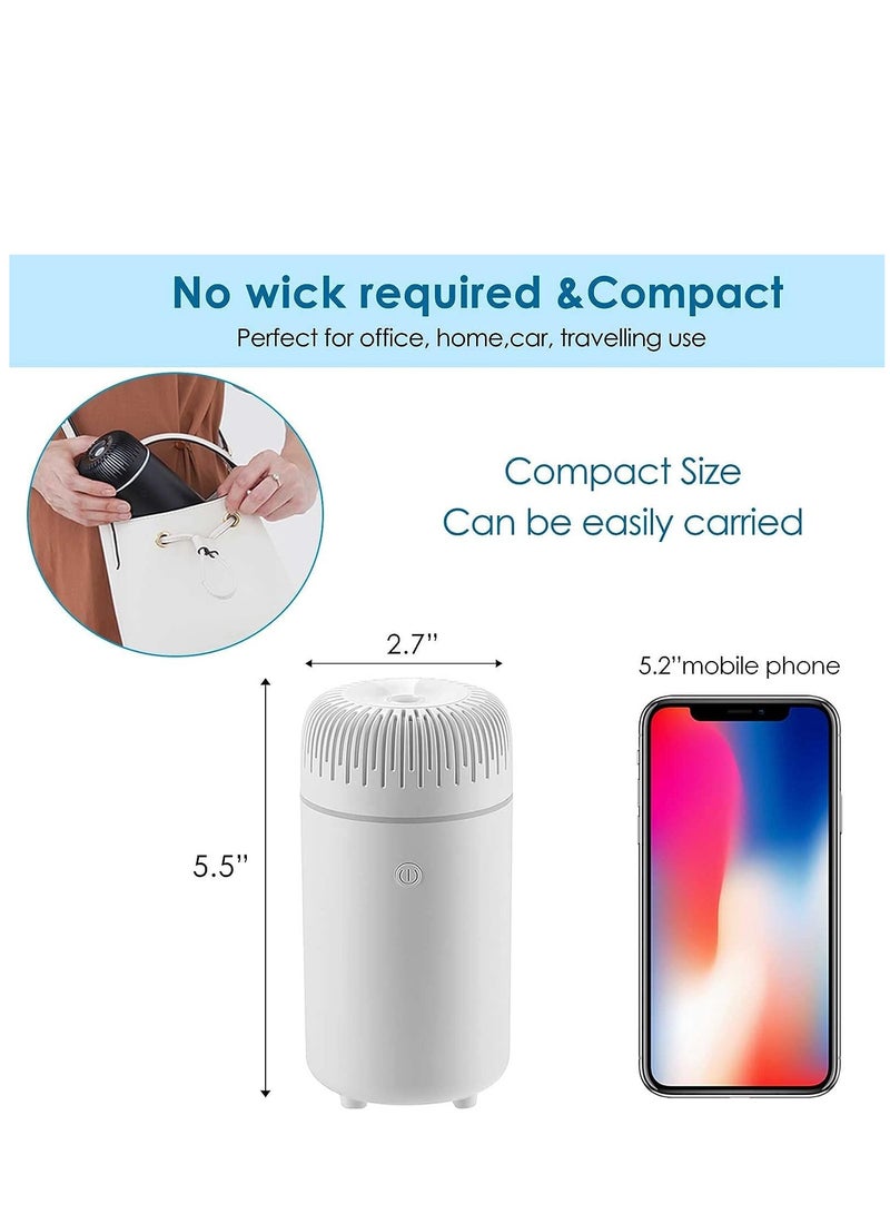 Car Diffuser Humidifier Aromatherapy Essential Oil Diffuser USB Cool Mist Mini Portable Diffuser for Car Home Office Bedroom