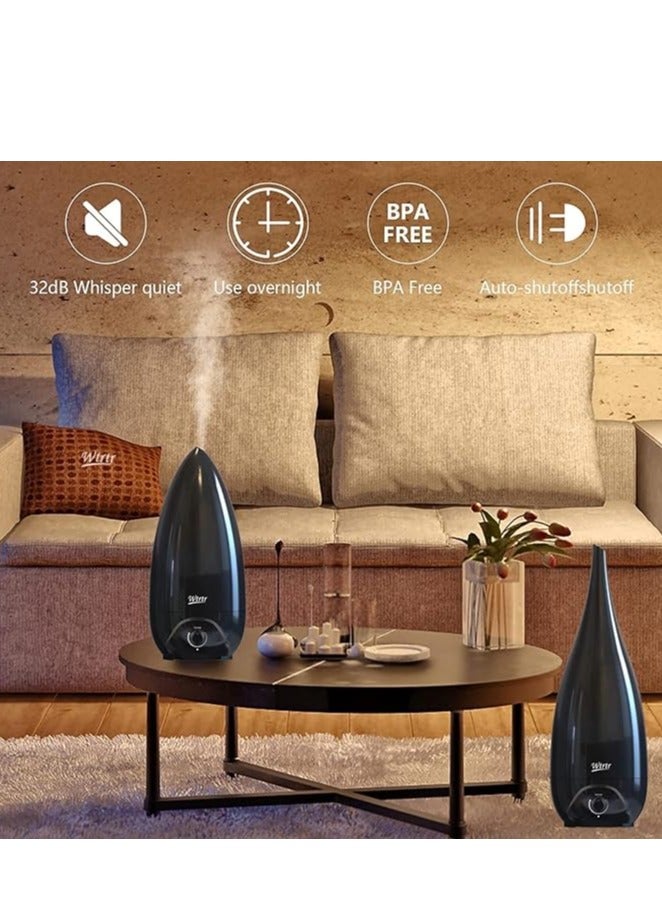 Wtrtr 2.6L Cool Mist Humidifiers for Bedroom