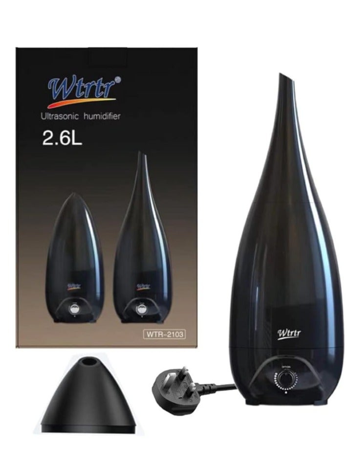 Wtrtr 2.6L Cool Mist Humidifiers for Bedroom