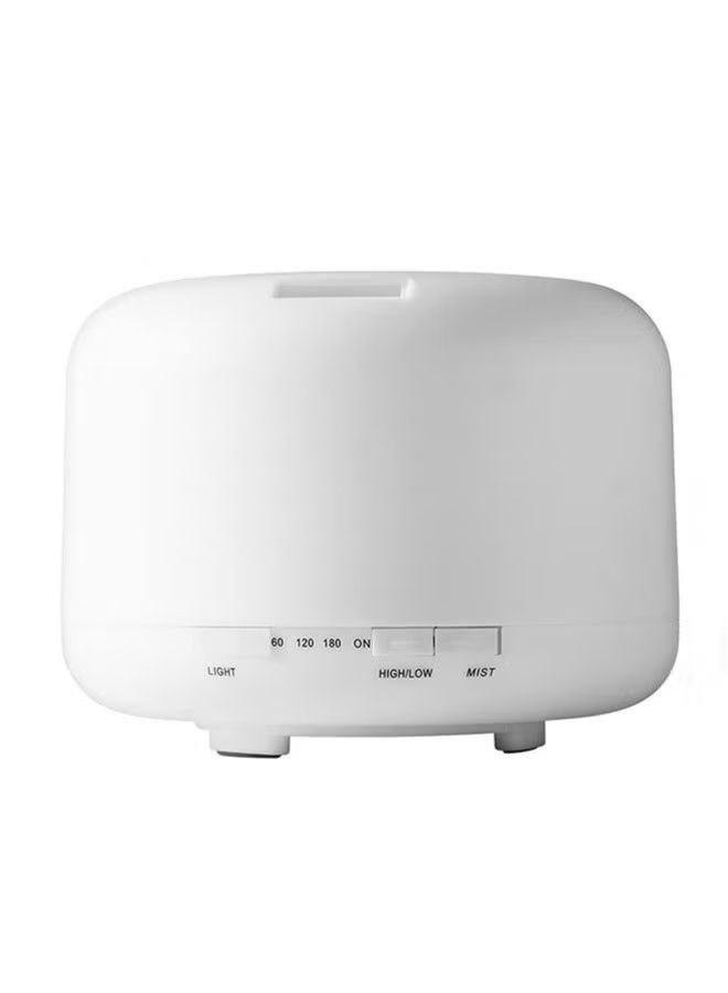 Ultrasonic air humidifier 7-color LED light 12.5x16.5 cm white