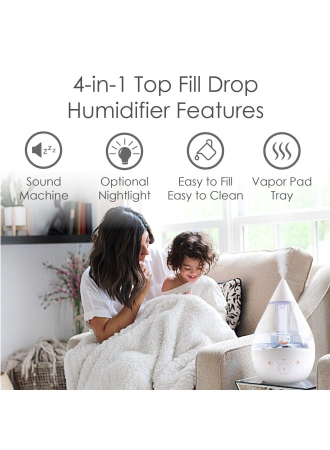 Crane Humidifier Drop 20 Clear White