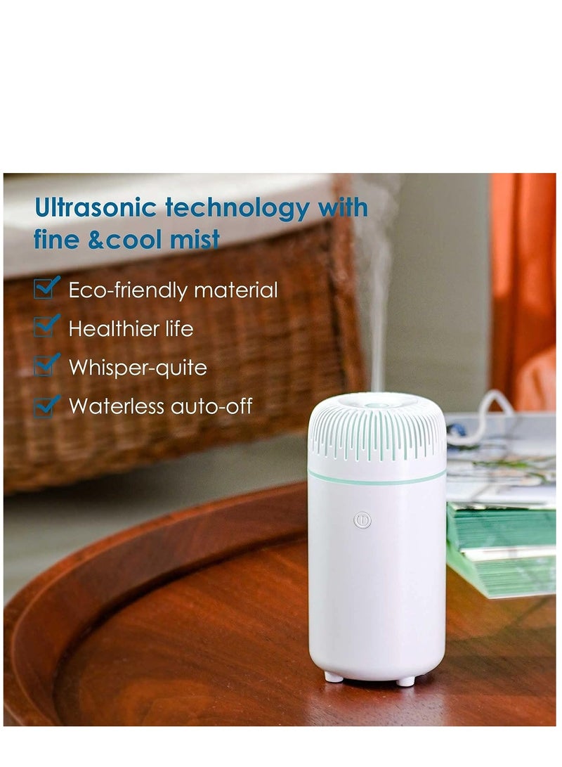 Car Diffuser Humidifier Aromatherapy Essential Oil Diffuser USB Cool Mist Mini Portable Diffuser for Car Home Office Bedroom