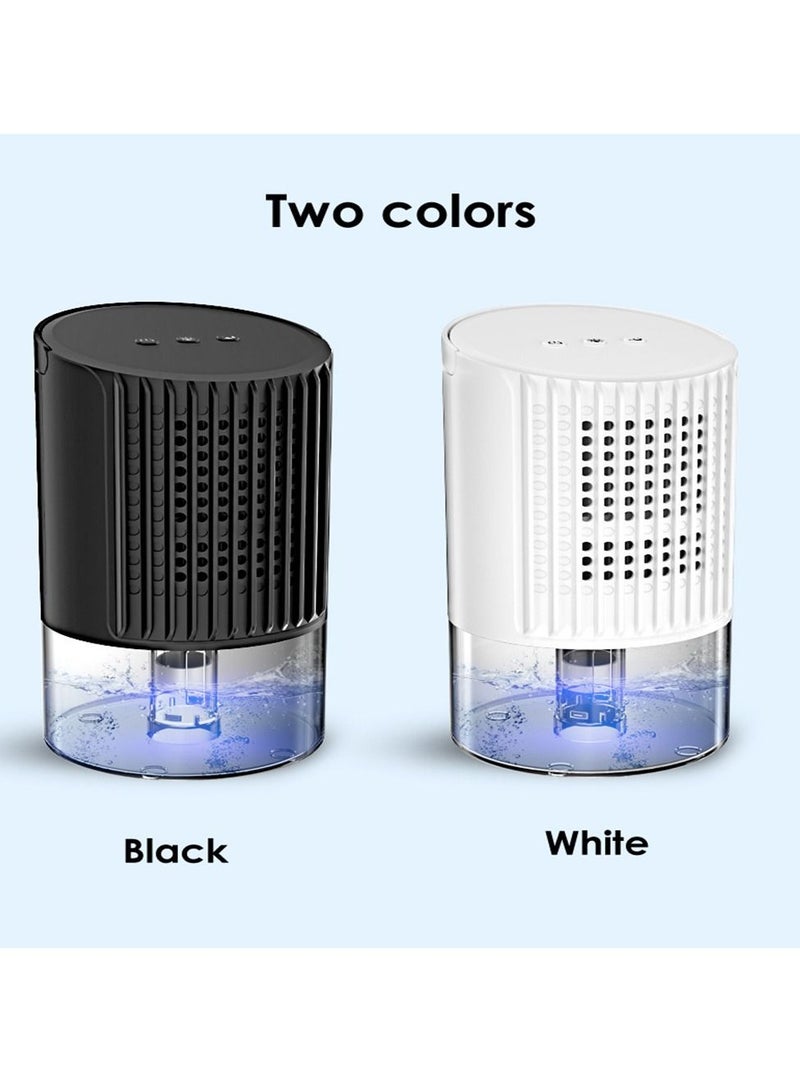 Dehumidifier, Auto-Off Small Dehumidifier Compact and Portable Mini Dehumidifier for Basement, Bathroom, Garage, Wardrobe, RV and Room(White)