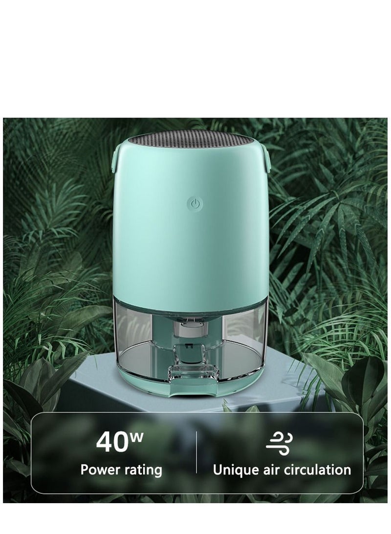 Home Moisture Absorption Dehumidifier Silent Bedroom Air Dehumidifier Small Mini Dehumidifier Green