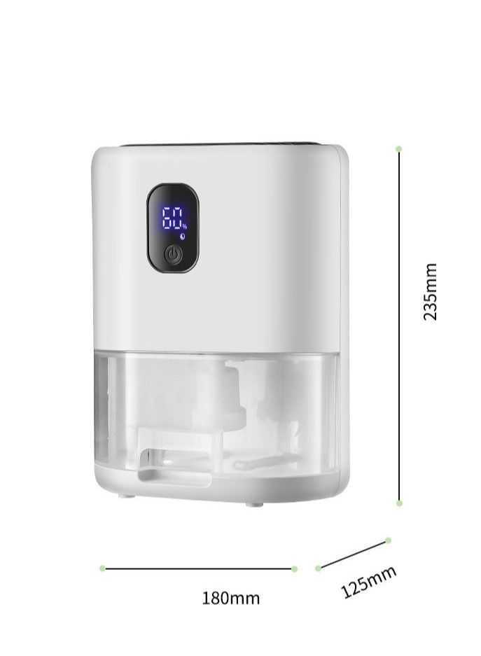 Dehumidifier Home Silent Smart Dehumidifier Mini Home Dehumidifier White