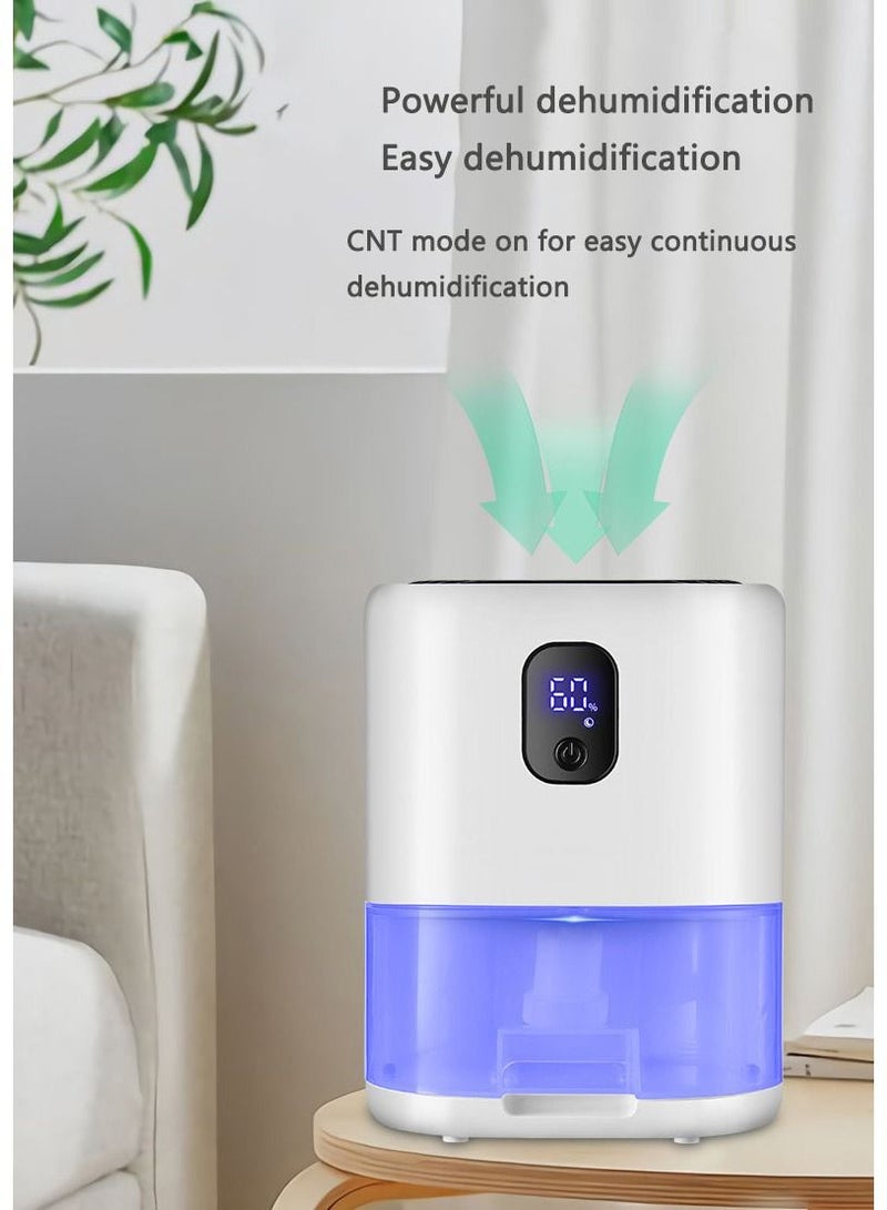 Dehumidifier Home Silent Smart Dehumidifier Mini Home Dehumidifier White