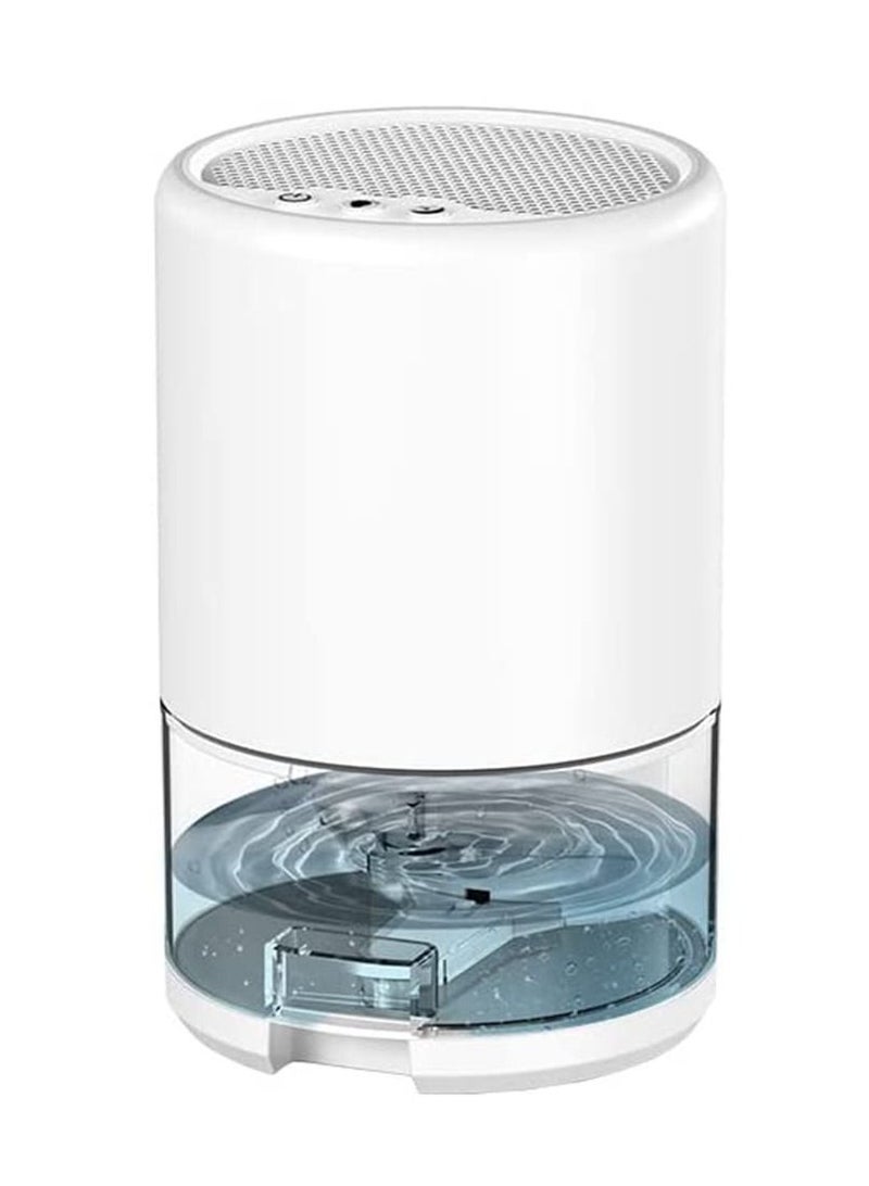 Dehumidifier 1000ML Home Dehumidifier 2600 Cubic Feet with 7 Color LED Lights Silent Bedroom Portable Dehumidifier 285 sqft Closet Bedroom Bathroom RV Office (White)