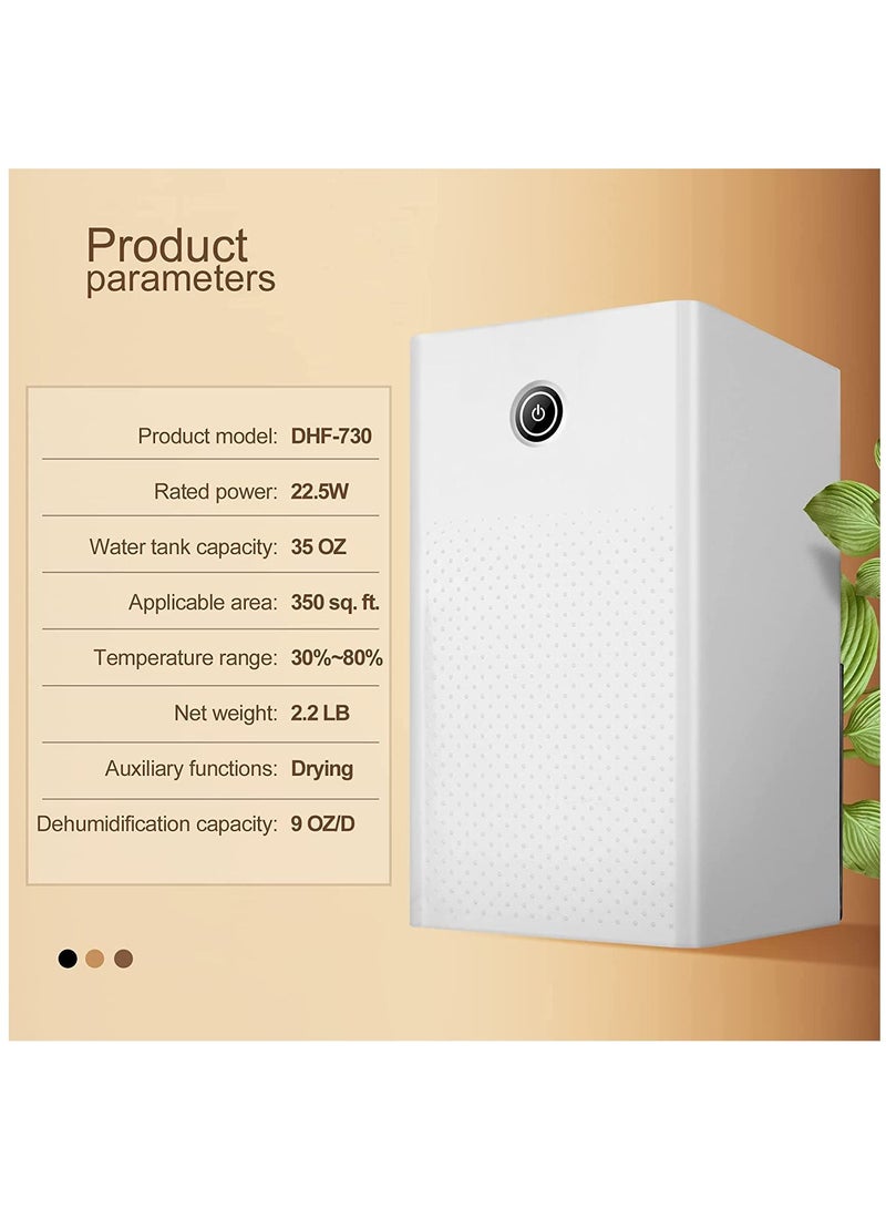 Dehumidifier Home Dehumidifier Small Dehumidifier For Basement Bedroom Bathroom Indoor Closet RV Quiet Dehumidifier 35oz