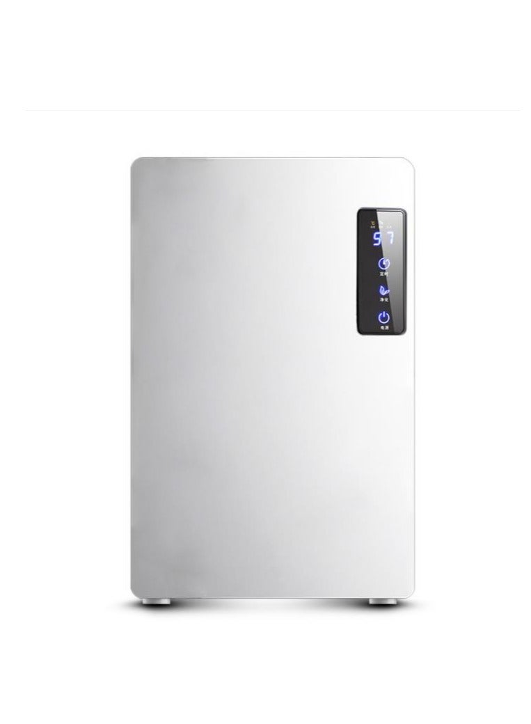 Home Dehumidifier, Ultra Quiet Auto Shut Off, Portable Small Compact Dehumidifier, Two Modes and Humidity Control, Ultra Quiet Dehumidifier, 2200ML Water Tank (White A)