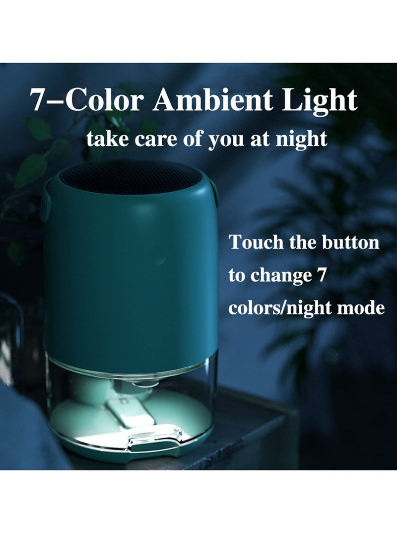 Dehumidifiers, Cureder Dehumidifier 37 OZ(1100ml) for Home (322 sq ft) with 7 Color LED Light, Auto-off, Portable Quiet Dehumidifier for Home, Wardrobe, Closet, Bathroom, Bedroom, Trailer, RV