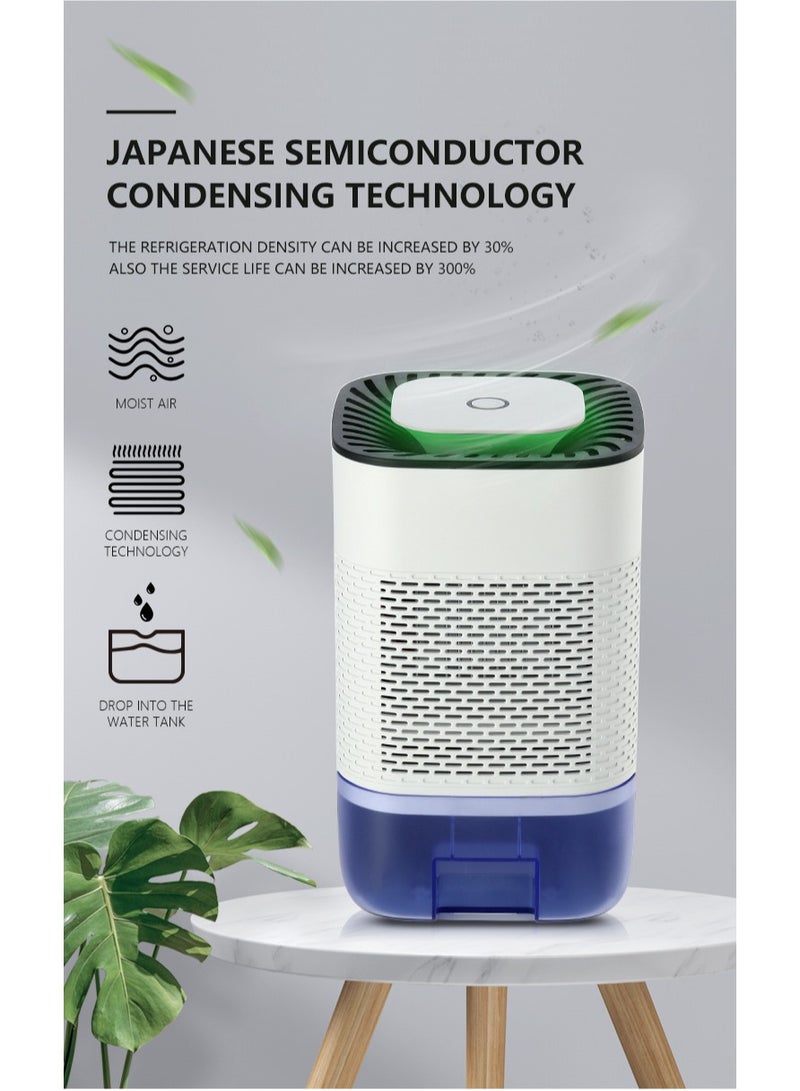 Dehumidifiers for Home, Small Dehumidifier with Auto Shut Off,Ultra Quiet for Home,Wardrobe,Closet,Bathroom,Bedroom,Trailer,RV