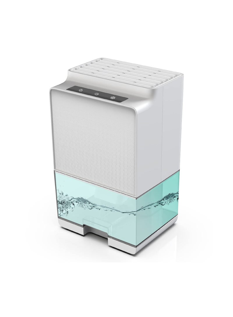 Dehumidifiers for Home,1000ml Dehumidifier, Auto Shut Off and 7 Colours LED Light, Ultra-quiet, Energy-saving Dehumidifier for Drying Clothes, Bedroom, Bathroom, Wardrobe,Garage