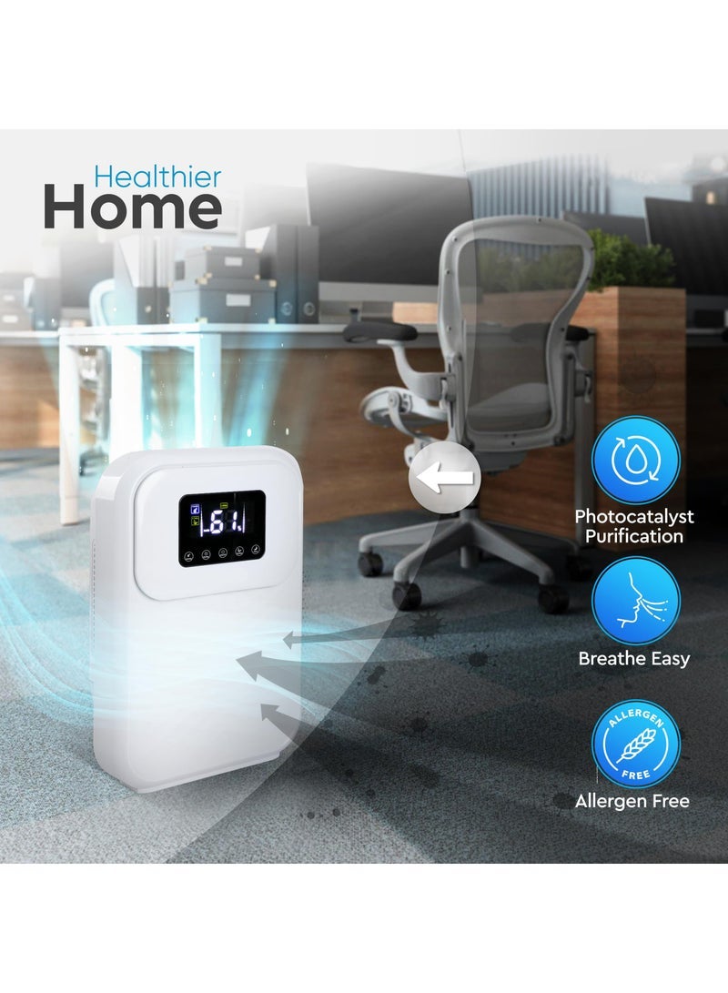 for Bedroom, Remote Control Dehumidifier with 1500ml Water Tank, Basement Quiet Small Dehumidifier, Mini Dehumidifier for Bedroom Bathroom RV Closet