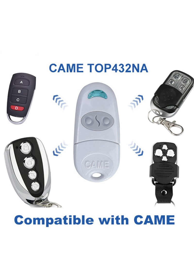 Remote Control for Garage, Universal Remote Control Gate Came Top432NA, for CAME TOP 432NA 432 SA 432EE Garage Door Gate 433.92MHz Remote Control