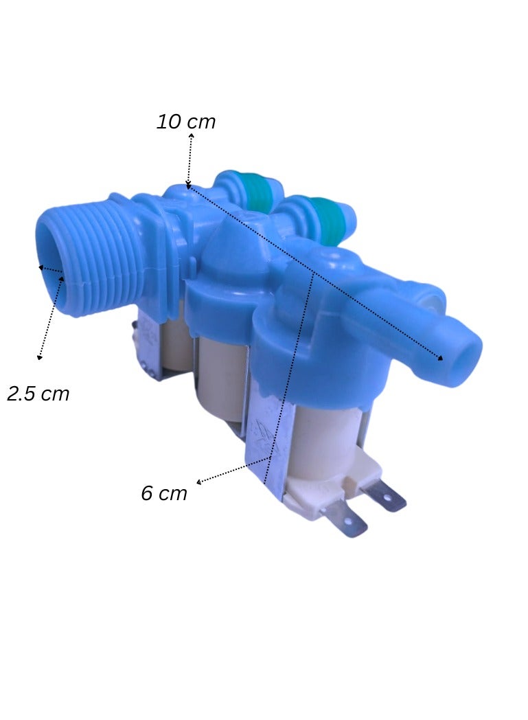 Samsung Washing Machine Water Inlet Valve 3 Ways Model DC-62-00266E 220/240V Solenoid Valve Compatible With Samsung Washing Machine Washers & Dryers
