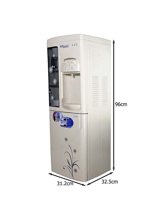 Freestanding Water Dispenser With Cabinet SGL1171 Gray White