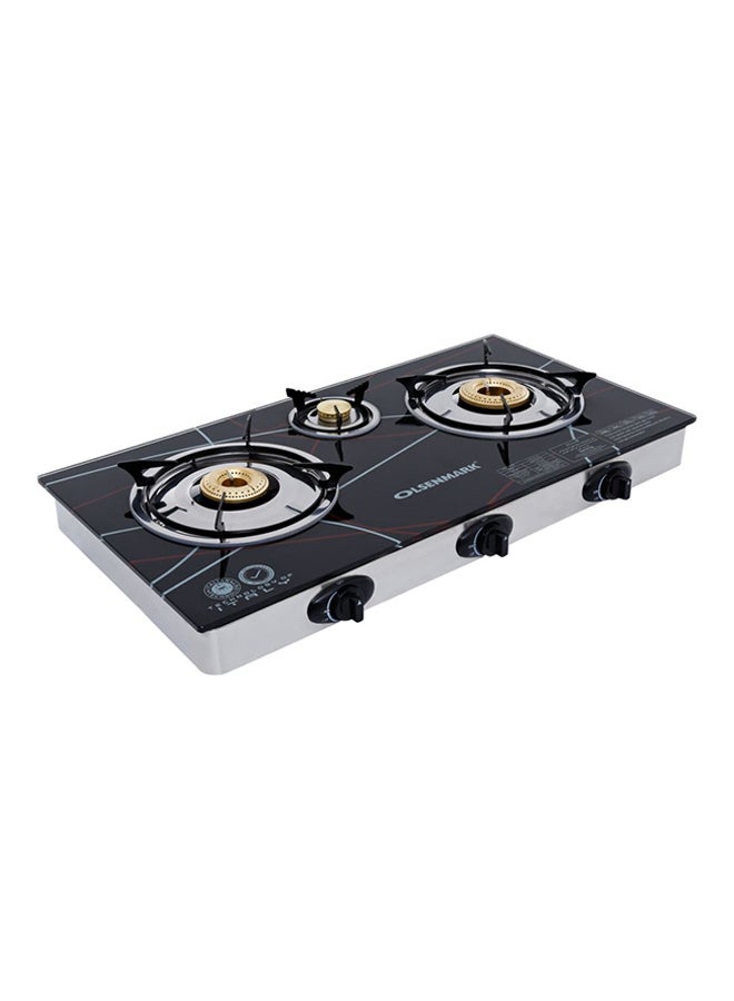 Stainless Steel Gas Oven OMK2197 Black/Silver/Red