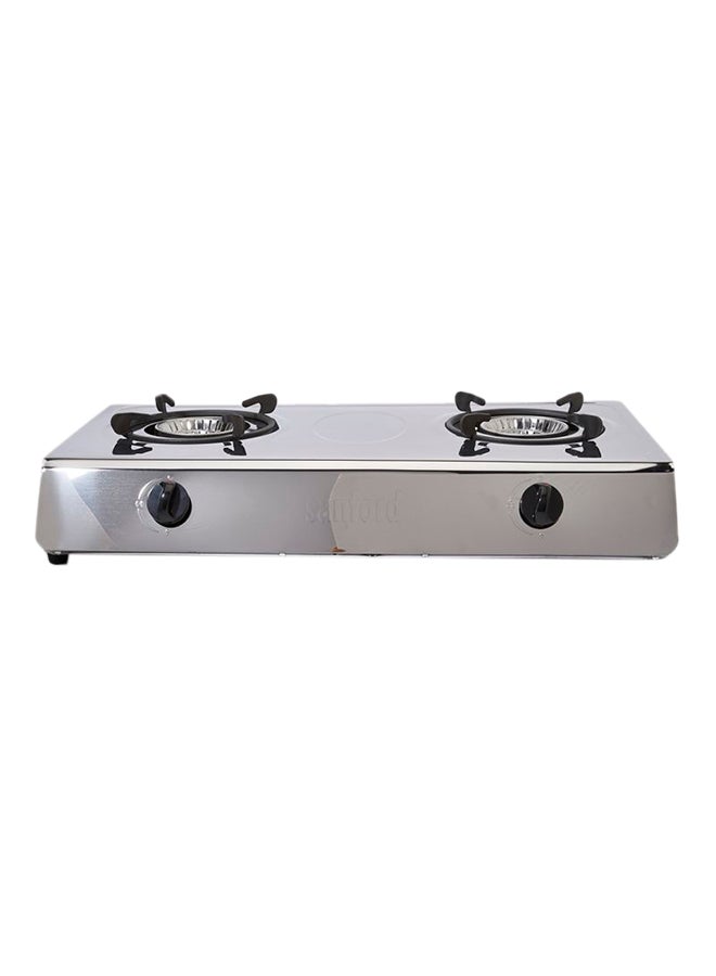2-Burner Gas stove SF5401GC Silver
